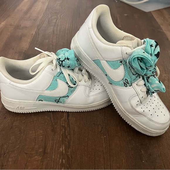 baby blue air force ones womens